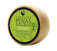 Castillo Peñas Negras - Quesos De Oveja Artesanos Premiados (3 Kg Aprox) Gourmet, Queso Semicurado, Cortado En Octavos Envasado - Proceso De Curación De 3 Meses, Queso 100% Puro De Oveja