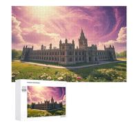 Castillo Puzzle 1000 Piezas Entretenimiento Creativo Paisaje Edificio Rompecabezas Familiar 3D para Familia Juguete Educativo DIY Moderno Maquetas Construir 1000 PCS