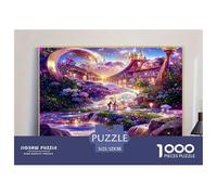Castillo Puzzles 1000 Piezas para Adultos Soñador Juegos EduGatoivos Puzzle Regalos para Adultos Cartón 100% Reciclado Decoración del Hogar 52x38cm/1000pcs