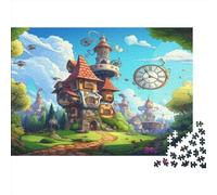 Castillo soñador Puzzle Imposible,desafío para Adultos Cartoon Juego Educativo 1000 Piezas Obra De Arte De Juego De para Adultos, Regalos A Partir De 14 Años 1000pcs (75x50cm)