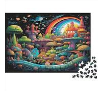 Castillo soñador Rompecabezas Imposible,desafío for Adults Cartoon Entretenimiento Creativo 1000 Piezas Obra De Arte De Juego De para Adultos Y Niños Mayores De 12 Años 1000pcs (75x50cm)