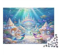 Castillos Escena Nocturna Puzzle 1000 Piezas para Adultos Decoración Relajante Familia 52x38cm/1000pcs