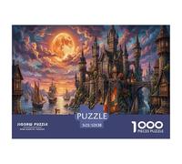 Castillos Medievales Puzzle Imposible,desafío para Adultos 1000 Piezas Obra De Arte De Juego De para Adultos Y Niños A Partir De 12 Años 52x38cm/1000pcs