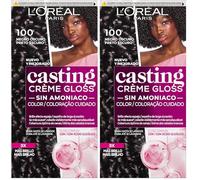 CASTING CREME GLOSS 100 NEGRO OSCURO (Paquete de 2)