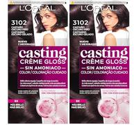 CASTING CREME GLOSS 3102 CASTAÑO OSCURO FRIO (Paquete de 2)