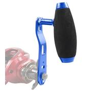 Casting Reel Handle, T Tipo Aluminio Alloy Winding Tool, Reemplazo Reel with Hole for Smooth, Lightweight Fishing Handle Saltwater Freshwater Lakes Ponds, and Streams