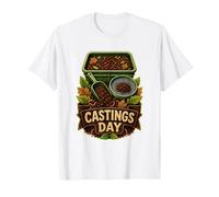 CASTINGS Day Cosecha Humus Lombriz Compostaje Camiseta