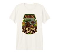 CASTINGS Day Cosecha Humus Lombriz Compostaje Camiseta Premium