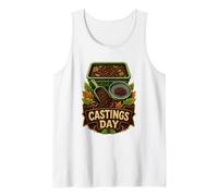 CASTINGS Day Cosecha Humus Lombriz Compostaje Camiseta sin Mangas