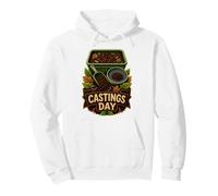 CASTINGS Day Cosecha Humus Lombriz Compostaje Sudadera con Capucha