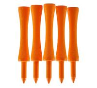 Castle Golf Tees Bamboo | Varios colores y tamaños | Eco Friendly & Sustainable Bamboo Castle Golf Tees (70 mm (naranja))