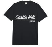 Castle Hill Ave Bronx New York NYC - Escritura Retro Comfort Colors Adult Heavyweight T-Shirt