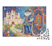 Castle Mage Puzzles 1000Pc Recycled Material Ilustración de Fábula Puzzle for Boy & Girl Divertido Present & Activity for Home Ideal for Child‘s Cumpleaños Regalo 52x38cm/1000pcs