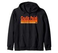 Castle Point, estilo retro de los años 80 de Missouri Sudadera con Capucha