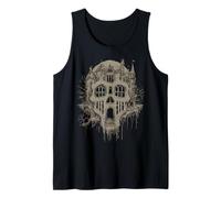 Castle Skull Tendencia Castlecore Camiseta sin Mangas