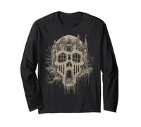 Castle Skull Tendencia Castlecore Manga Larga