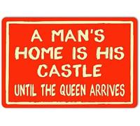 Castle Surrender Royal Takeover Tin Sign 12x8 Inch