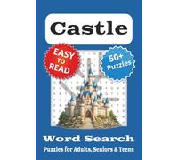 Castle Word Search Puzzle Book: Word Searches with Easy to Read Print about Castles, Royalty, Middle Ages and More | 6 x 9 inches, 110 pages | 50+ Puzzles