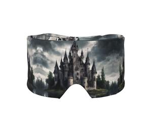 Castle03 - Orejeras para dormir con estampado gótico de cuento de hadas para adultos, perfecta para viajes, camping, meditación