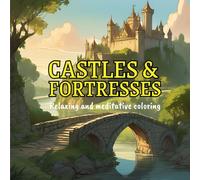 Castles and Fortresses: Relaxing and meditative coloring: Relax and meditate with beautiful castles and fortresses to color in for Adults