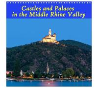 Castles and Palaces in the Middle Rhine Valley (Calendar 2026 12" x 24" / 30 x 60 cm (abierto) CALVENDO 12 Month Wall Calendar