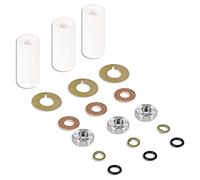 CASTNOO Para Annovi Reverberi AR2546 Bomba 18mm Kit de pistón Kit de reparación de émbolo de cerámica para bombas RK RKA RKV XRCA XRCV GRKV-D