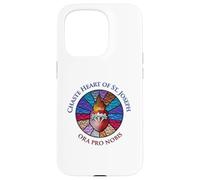 Casto Corazón de San José Ora Pro Nobis Carcasa para iPhone 15 Pro