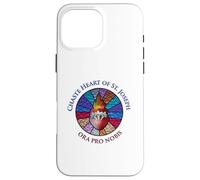 Casto Corazón de San José Ora Pro Nobis Carcasa para iPhone 16 Pro MAX