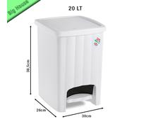 Casto Pequeño Con Pedal para Escritorio Baño Cocina Dormitorio 20L