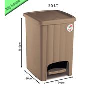 Casto Pequeño Con Pedal para Escritorio Baño Cocina Dormitorio 20L