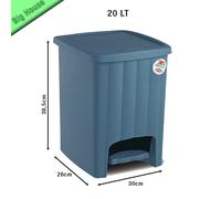 Casto Pequeño Con Pedal para Escritorio Baño Cocina Dormitorio 20L
