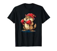 Castor de boxeo genial con guantes para una apelación de Knockout Camiseta