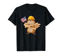 Castor de Estados Unidos para Amantes de Las manitas y constructores Camiseta