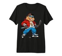 Castor de Hockey sobre Hielo Camiseta Premium