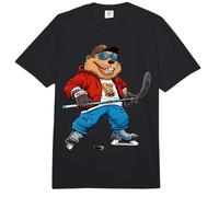 Castor de Hockey sobre Hielo Comfort Colors Adult Heavyweight T-Shirt