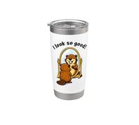 Castor guapo Vaso térmico de acero inoxidable de doble pared
