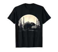 Castor Naturaleza Impresión Animal Amante Retrato Motivo Castor Camiseta