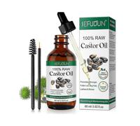 Castor Oil, Organic Castor Oil, Pure Castor Oil Helps Stimulates Hair Growth, Moisturizes The Scalp And Reduce Dandruff, Reduce Fine Lines And Tighten
