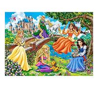 Castor País B de 070022 Princesses in garden, 70 piezas puzzle, multicolor , color/modelo surtido