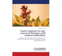Castor response to rate, source of Nitrogen with without biofertilizer: Response of rabi castor (Ricinus communis L.) hy.GCH-7 to rate and sources of nitrogen with and without biofertilizer