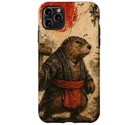 Castor sohei Monje Anime japonés Vintage Ukiyo-e Arte de Carcasa para iPhone 11 Pro MAX