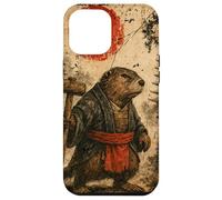 Castor sohei Monje Anime japonés Vintage Ukiyo-e Arte de Carcasa para iPhone 12 Pro MAX