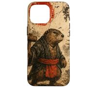 Castor sohei Monje Anime japonés Vintage Ukiyo-e Arte de Carcasa para iPhone 16 Pro MAX