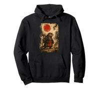 Castor sohei Monje Anime japonés Vintage Ukiyo-e Arte de Sudadera con Capucha