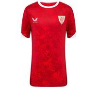 Castore - Camiseta oficial Athletic Club Bilbao Pre-Match 2025-2026, Unisex, Racing Red-Brilliant White, L