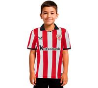 Castore - Camiseta oficial Athletic Club Bilbao Primera Equipación 2025-2026 Niño, Unisex, Racing Red-Brilliant White, S