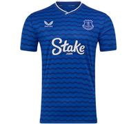 Castore - Camiseta oficial Everton FC Primera Equipación 2025-2026, Unisex, Surf The Web-Blue, M