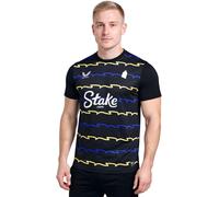 Castore - Camiseta oficial Everton FC Tercera Equipación 2025-2026, Unisex, Black Onyx-Surf the Web-Yellow, M