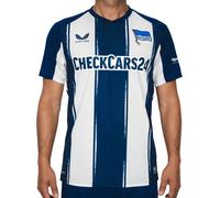 Castore - Camiseta oficial Hertha Berlin Primera Equipación 2025-2026, Unisex, Ocean Cavern-Brilliant White, M