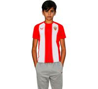 Castore - Camiseta oficial UD Almeria Primera Equipación 2024-2025 Niño, Unisex, Fiery Red- Brilliant White, M
